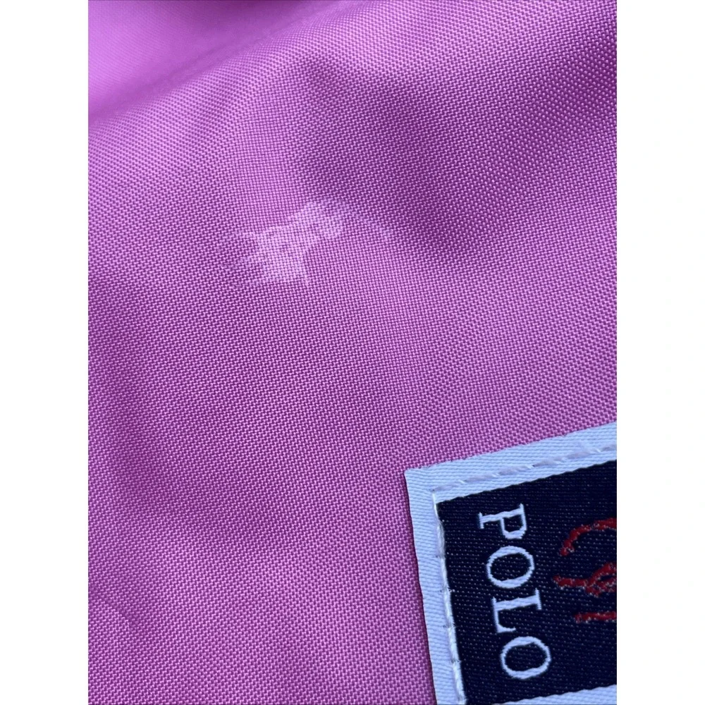 Polo Ralph Lauren Varsity Backpack Laguna Pink Big Pony Embroidered Tennis Green